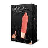 LAPDANCE Lick Me Mini Pocket Licking Vibrator - Pink 9.7 cm USB Rechargeable Flicking Stimulator - Mr and Mrs D's